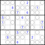 Судоку “Чет-нечет” 9х9 #164 очень трудный