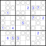 Судоку “Чет-нечет” 9х9 #170 очень трудный