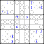 Судоку “Чет-нечет” 9х9 #173 очень трудный