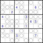 Судоку “Чет-нечет” 9х9 #181 очень трудный