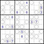 Судоку “Чет-нечет” 9х9 #183 очень трудный