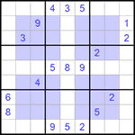 Виндоку 9х9 #39 трудный