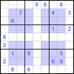 Виндоку 9х9 #36 очень трудный