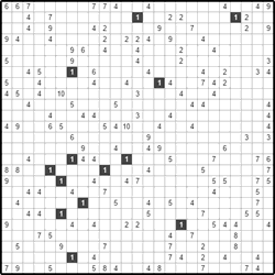 Филиппинский кроссворд #540 “Плач” Филиппинский кроссворд #540 “Плач”