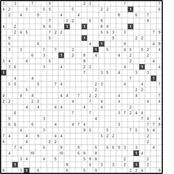 Филиппинский кроссворд #532 “Опята” Филиппинский кроссворд #532 “Опята”