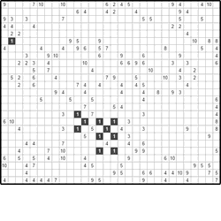 Филиппинский кроссворд #529 “Часы” Филиппинский кроссворд #529 “Часы”