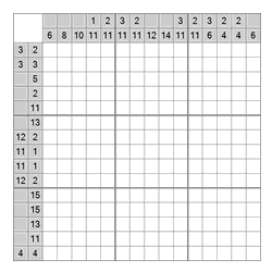 Японский кроссворд #682 “Яблоко”