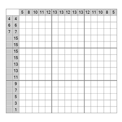 Японский кроссворд #643 “Червы”