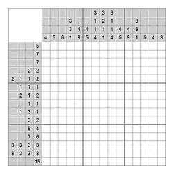 Японский кроссворд #668 “Парень”