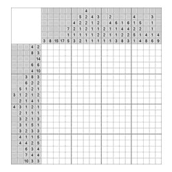 Японский кроссворд #663 “Цыганка”