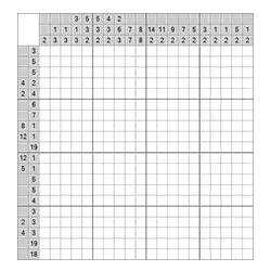 Японский кроссворд #656 “Лыжник”