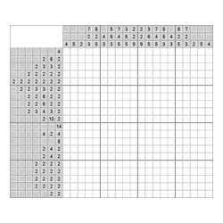 Японский кроссворд #691 “Паук”