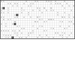 Филиппинский кроссворд #564 “Танк” Филиппинский кроссворд #564 “Танк”