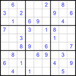 Судоку 9х9 #1042 легкий