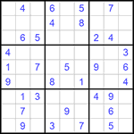 Судоку 9х9 #1043 легкий