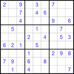 Судоку 9х9 #1044 легкий