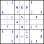 Судоку 9х9 #1045 легкий
