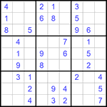 Судоку 9х9 #1047 легкий