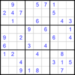 Судоку 9х9 #1056 легкий