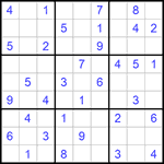 Судоку 9х9 #1060 легкий