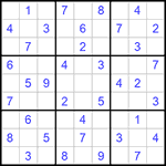 Судоку 9х9 #1061 легкий