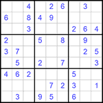 Судоку 9х9 #1062 легкий