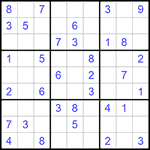 Судоку 9х9 #1065 легкий