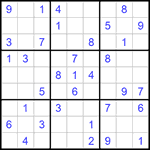 Судоку 9х9 #1066 легкий