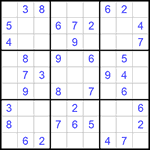 Судоку 9х9 #1067 легкий