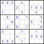 Судоку 9х9 #1083 легкий