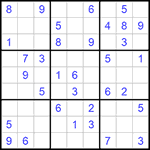 Судоку 9х9 #1092 легкий