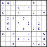 Судоку 9х9 #1093 легкий