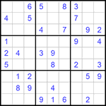 Судоку 9х9 #1095 легкий