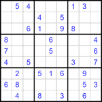 Судоку 9х9 #1104 легкий