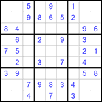 Судоку 9х9 #1106 легкий