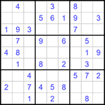 Судоку 9х9 #1109 легкий