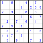 Судоку 9х9 #1110 легкий