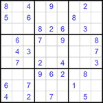 Судоку 9х9 #1111 легкий