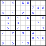 Судоку 9х9 #1115 легкий