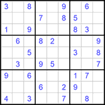 Судоку 9х9 #1116 легкий