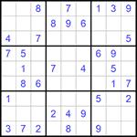 Судоку 9х9 #1117 легкий