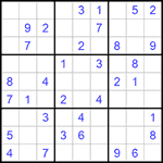 Судоку 9х9 #1118 легкий