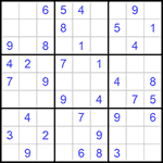 Судоку 9х9 #1121 легкий