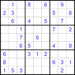 Судоку 9х9 #1122 легкий