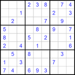 Судоку 9х9 #1123 легкий