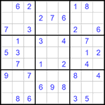 Судоку 9х9 #1124 легкий