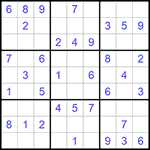 Судоку 9х9 #1133 легкий