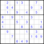 Судоку 9х9 #1137 легкий