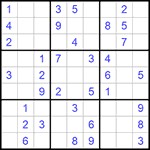 Судоку 9х9 #1138 легкий