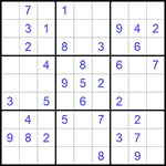 Судоку 9х9 #1153 легкий